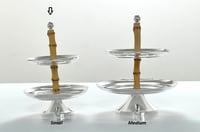 Small Appetizer Bamboo Stand - صورة 8