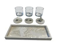 Luxury Decorative Pearl Oyster Shell Set (4 Pieces) - صورة 4
