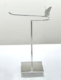 Set of flowers rect tray with towel stand - صورة 5