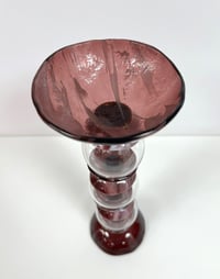 Set of glass 3 stands with bowls - صورة 12