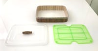 Medium Rectangular Bamboo Support with Acrylic Lid - صورة 10