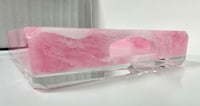 Square Pink Tray with handles - صورة 5