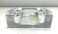 Square Crystal Classic Ashtray in Transparent Color - صورة 4