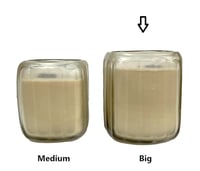 Scented candle big square rounded vase - صورة 9