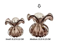 Murano Crystal Vase, Medium - صورة 5