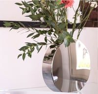 Round S/Steel Vase - Image 1