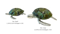 Small Sea Turtle Light Aqua Shell Box - صورة 9