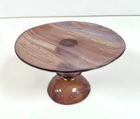 Set of glass 3 stands with plates - صورة 6