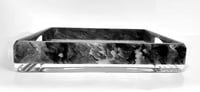 Rectangular Grey Tray with handles - صورة 3