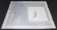 Leaves on a Branch Design Placemats with Napkins Set For 12.Persons - صورة 1