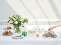 Set of Food Butterfly Cover with Round Plate - صورة 5