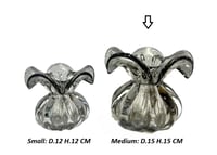 Murano Crystal Vase, Medium - صورة 4
