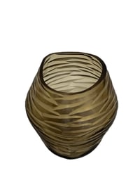 T-Light oval medium holder, copper smoke - صورة 5
