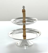 Medium Appetizer Bamboo Stand - صورة 6