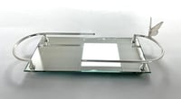 Set of flowers rect tray with towel stand - صورة 8