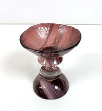 Set of glass 3 stands with bowls - صورة 7