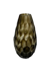 Elegant glass vase for holding flowers - صورة 3