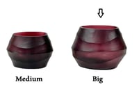 T-Light oval big holder, purple color - صورة 8