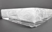 Rectangular White Tray with handles - صورة 5