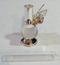 Butterfly Napkin Holder Set with Flower Holder Tube - صورة 5
