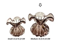 Murano Crystal Vase, Medium - صورة 7