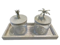 Luxury Decorative Pearl Oyster Shell Set (3 Pieces) - صورة 2