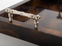 Medium Brwon Tray with Bamboo Handles - Image 7