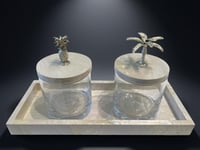 Luxury Decorative Pearl Oyster Shell Set (3 Pieces) - صورة 3
