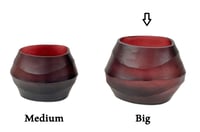 T-Light oval big holder, purple color - صورة 6