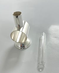 Set of 6.Napkins & 6.Flowers Glass Tubes Holder - صورة 8