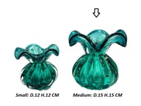 Murano Crystal Vase, Medium - صورة 4