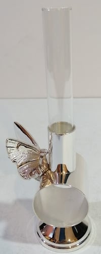 Butterfly Napkin Holder Set with Flower Holder Tube - صورة 1