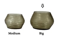 T-Light oval big holder, light smoke color - Image 11