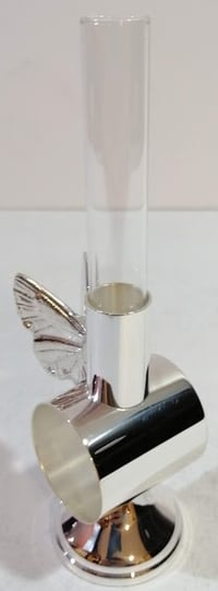 Butterfly Napkin Holder Set with Flower Holder Tube - صورة 3
