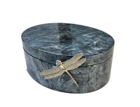 Oval Dragonfly Box – Prussian Blue - صورة 3