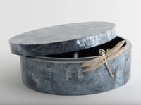 Oval Dragonfly Box – Prussian Blue - صورة 8