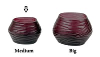 T-Light oval medium holder, purple color - صورة 8