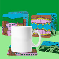 four-pack acrylic coasters of kingdom region - Image 2