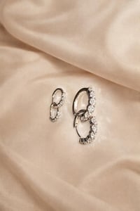 Mini Elegance – حلق هوب مويسانيت 3 مم - Image 5