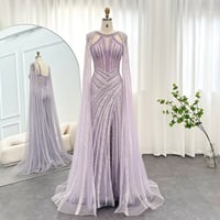 فستان بأكمام طويلة سهرة طويل - صورة 1