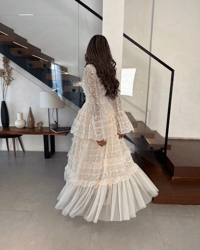 فستان بأكمام طويلة طويل - صورة 4