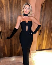 فستان بلا أكمام مشد طويل - صورة 7