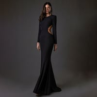 فستان بأكمام طويلة طويل - صورة 1