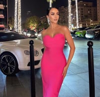 فستان بلا أكمام مشد طويل - صورة 1