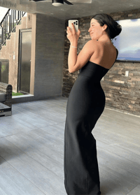 فستان بلا أكمام مشد طويل - صورة 3