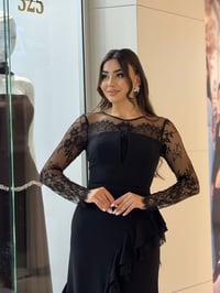 فستان بأكمام طويلة للركبة - صورة 2
