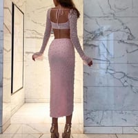 طقم  تنورة طويلة من قطعتين - صورة 3