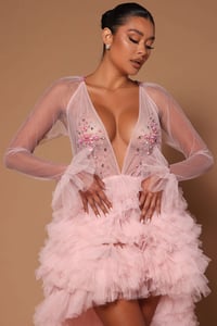 فستان بأكمام طويلة طويل - صورة 2