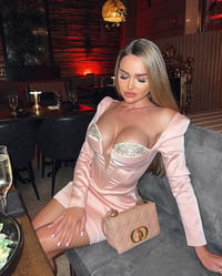 فستان بأكمام طويلة قصير - صورة 4