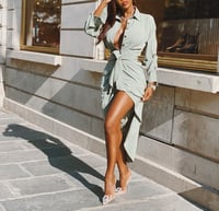 فستان بأكمام طويلة طويل - صورة 3